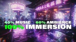 Cyberpunk 2077 Ambient Music "8D" [100% IMMERSION] Listen While You Play... Or Sleep!