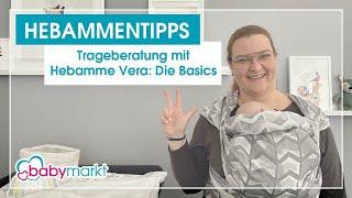 Vom Tragetuch bis zur Babytrage: Das Hebammen-Einmaleins der Trageberatung | #askVera