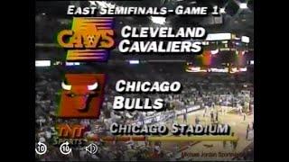 1993 Playoffs Cavs @ Bulls Round 2 Game 1