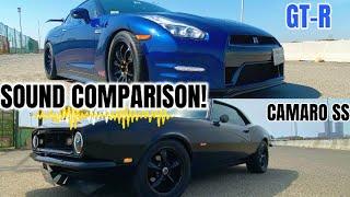 EXHAUST BATTLE | Nissan GTR vs Camaro SS