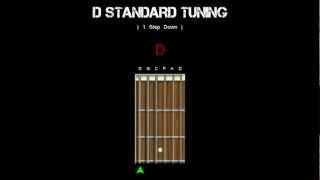 Guitar Tuning - D Standard (1 Step Down)