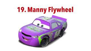 All Cars 1 piston cup racers ranked worst to best in my opinion