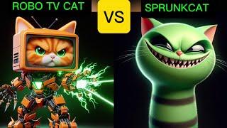 kitty cat ROBO TV CAT VS SPRUNKCAT