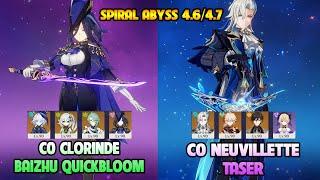 C0 CLORINDE BAIZHU QUICKBLOOM - C0 NEUVILLETTE TASER | SPIRAL ABYSS 4.6/4.7