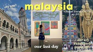 MALAYSIA travel vlog  KL City Tour, Batu Caves + Pasalubong shopping at MyDin! 