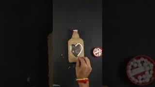 Whiskey Bottles crafts ideas with sand #shorts #viral #youtubeshorts #trending #crafts #diy #ideas