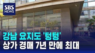 강남 요지도 '텅텅'…상가 경매 7년 만에 최대 / SBS