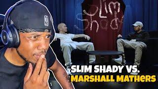 THIS IS CRAZY...Slim Shady vs. Marshall Mathers: THE FACE-OFF (Teaser) REACTION!!!