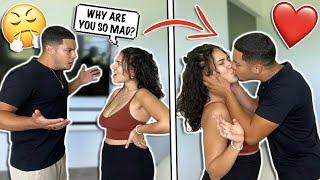 KISSING MY GIRLFRIEND IN THE MIDDLE OF AN ARGUMENT!! *GOES WELL*