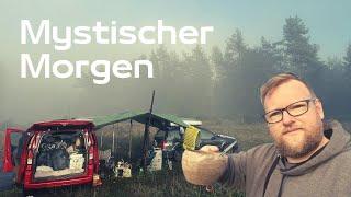 Der schönste Morgen im Wald - CarCamping im Regen