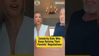 Celebrity kids Who ruining their parents reputations #celebrities #celebrityscoop #shortsviral