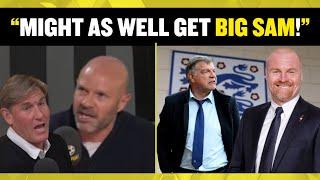 SEAN DYCHE FOR ENGLAND?!  Simon Jordan & Danny Mills if Sean Dyche should replace Gareth Southgate!