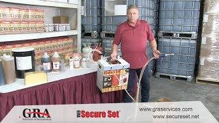 GRA Services— Introducing Secure Set Spray Foam for easy post setting