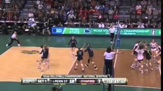 PENN STATE vs STANFORD NCAA VOLLEYBALL 2014 SEMIFINALS [Set 1]