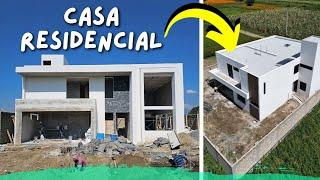 PROCESO CONSTRUCTIVO DE UNA CASA RESIDENCIAL ️  A unas semanas de la entrega !!