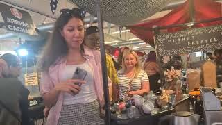 UPMARKET - Brick Lane Food Hall Market - (2022) Walking Through