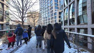 NYC’s High Line Transformed by Snow: A Stunning Winter Walk