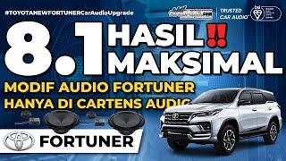 TOYOTA FORTUNER REKOMENDASI AUDIO MOBIL & PEREDAMAN SUARA PEMAKAIAN HARIAN TANPA GANGGU BAGASI