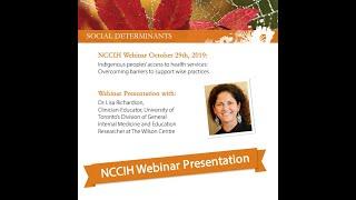 NCCIH Webinar Access to Health Services Presentation with Dr. Lisa Richardson