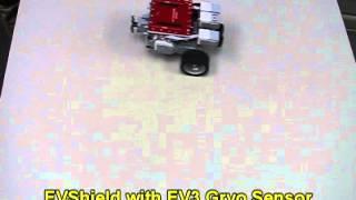 EVShield Robot with EV3 Gyro Sensor