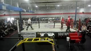 Owen Pacquette  vs Lucas Pashak Olympus 2022 YYC cup 60 KG youth semi final. #Southpawboxingclub