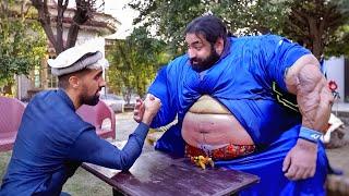 ARM WRESTLING WITH WORLDS STRONGEST MAN KHAN BABA!!