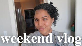 TEACHER WEEKEND VLOG: dyeing my hair, cleaning, working out