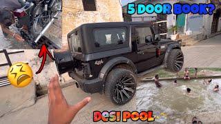 5 DOOR THAR ROXX BOOK KRDIYE? DESI SWIMPOOL  BULLET NU KI HOGEA? 