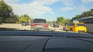 Drive from Delta Hotels by Marriott Orlando Celebration to Animal Kingdom. Hyperlapse.