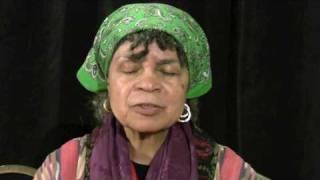 Sonia Sanchez "Put on the sleeves of love."