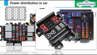 Power distribution in car||How Power distribution works in car||Fuse Box@WiringRescue