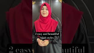 2 easy and beautiful hijab styles #shorts #trending