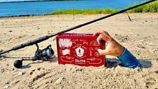 Eat Only What I Catch With A MYSTERY TACKLE BOX! {Saltwater Edition}