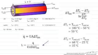 Sizing a Heat Exchanger: Counter-Flow