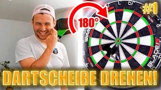 DARTSCHEIBE um 180 GRAD GEDREHT! Die DÜMMSTE IDEE die ich JEMALS HATTE!