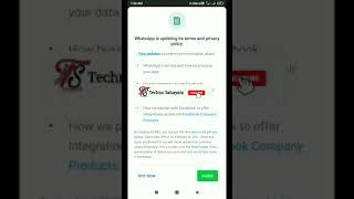 Whatsapp New Privacy Policy and Terms & conditions to use it|| #TechUpdate1|| #Shorts 3