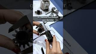 Hydraulik Zahnradpumpe ️ ccm/U ‍️ einfach messen #hydraulic #tutorial  #lifehacks #shorts