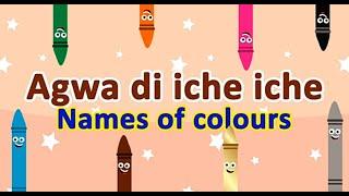 Learn Colours in Igbo Language- Agwa | Igbo Rhymes for kids, Igbo carton for kids