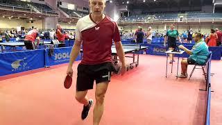 CERAR UROŠ : RICHTER Thorsten (GER) 1:3 EVTTC BUDAPEST 2019