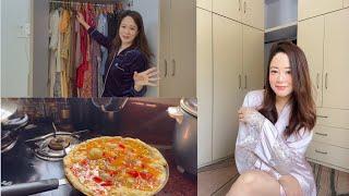 Finally our new closet is ready 🫢| what is inside my wardrobe | A day in my life| Naga vlogger