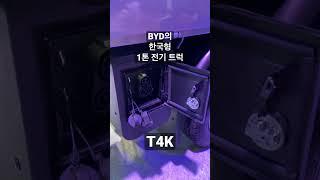 BYD의 한국형 1톤 전기 트럭 T4K