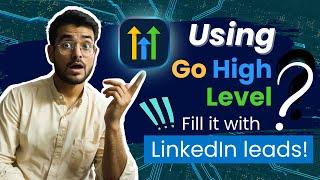 Using @gohighlevel ? SalesRobot will fill it with LinkedIn leads