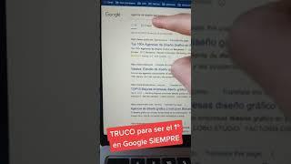 TRUCO (en menos de 2 minutos) para posicionar tu web en Google SIEMPRE #seo #posicionamientoweb