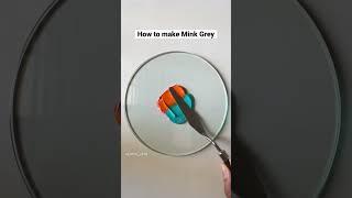 How to make Mink Grey Color | Paint Mixing Videos | Color Mixing | Acrylic | QuinnsArte | #shorts