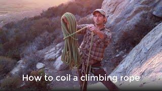 How to Coil a Climbing Rope