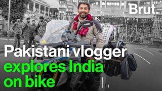 Pakistani biker explores India
