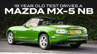 18 Year Old First Test Drive In A Mazda Miata (NB)