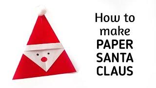 How to make an origami paper Santa Clause | Origami / Paper Folding Craft, Videos & Tutorials.