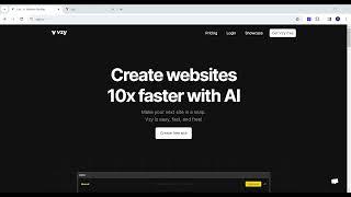 How To Make A Website In Seconds With VZY!