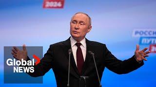 Russia election: Putin wins 5th term in office with 87% of vote